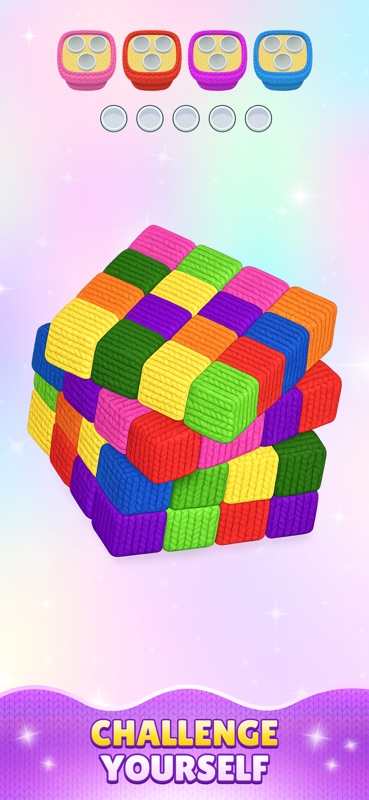 Yarn Sort 3D: Jam Puzzle screenshot 2