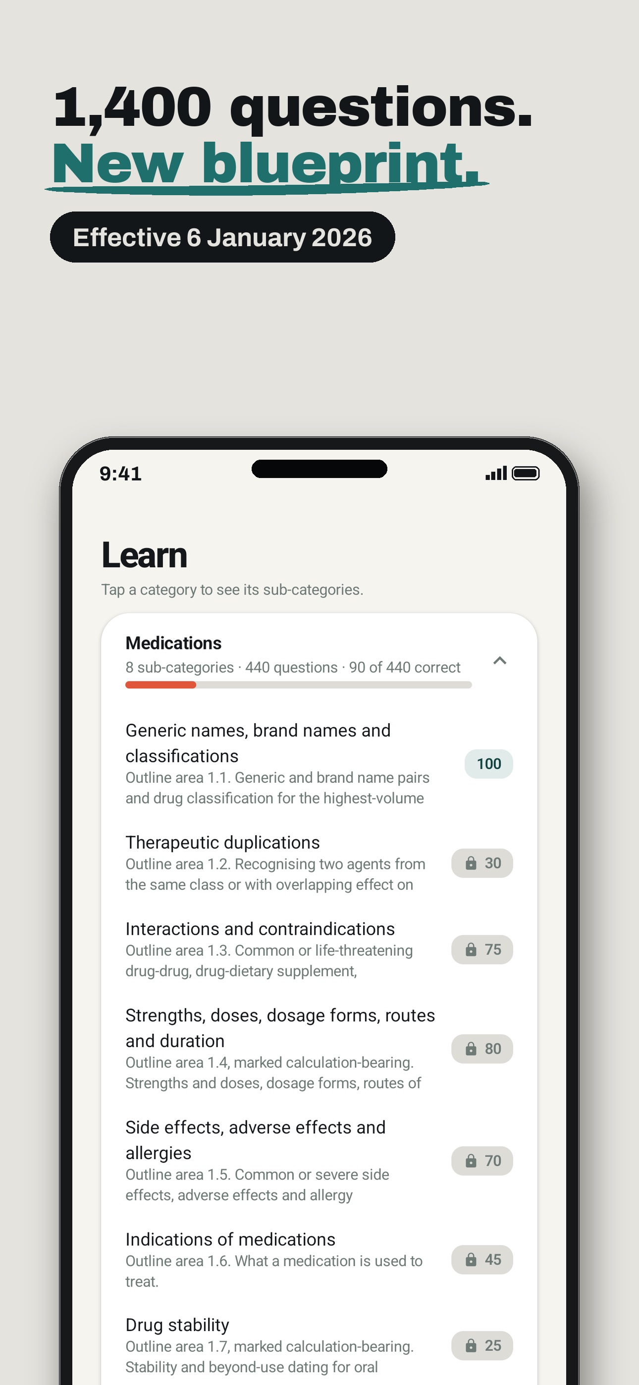 Screenshot 2 of PTCE Pharmacy Prep Coach