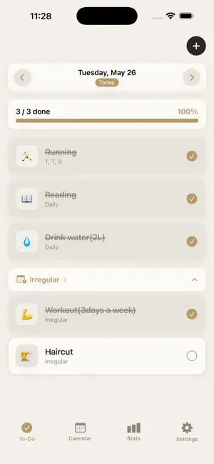 windays:routine calendar screenshot 1