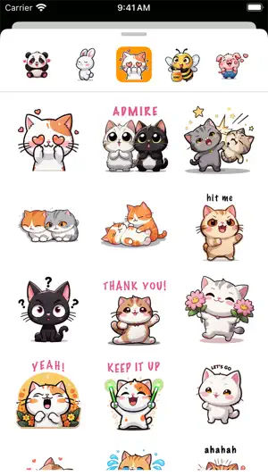 Sweet Funny Animal Stickers screenshot 3