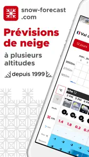 snow-forecast.com iPhone Captures Décran 1