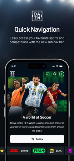 DAZN: Stream Live Sports screenshot 6