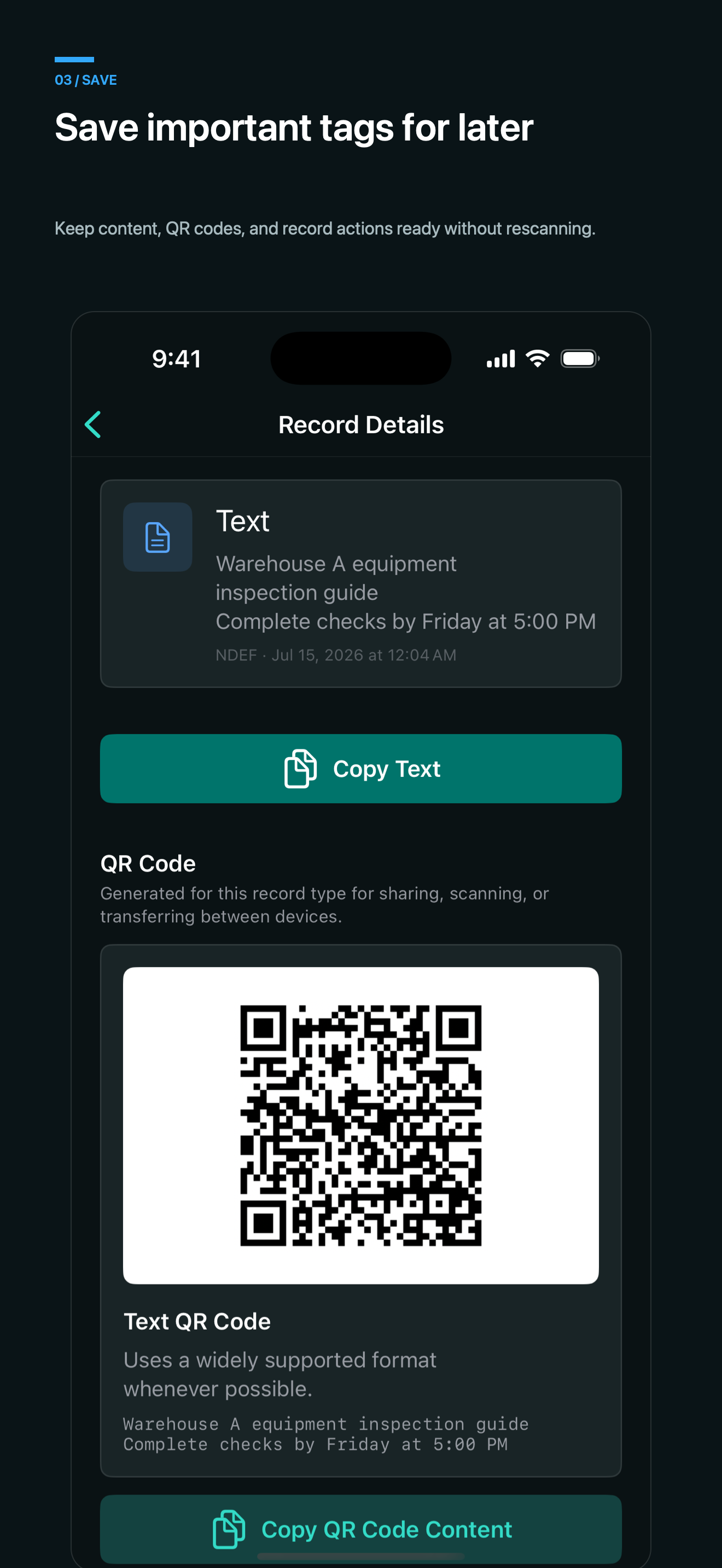 NFC Tools-Reader & Writer Tags screenshot 4