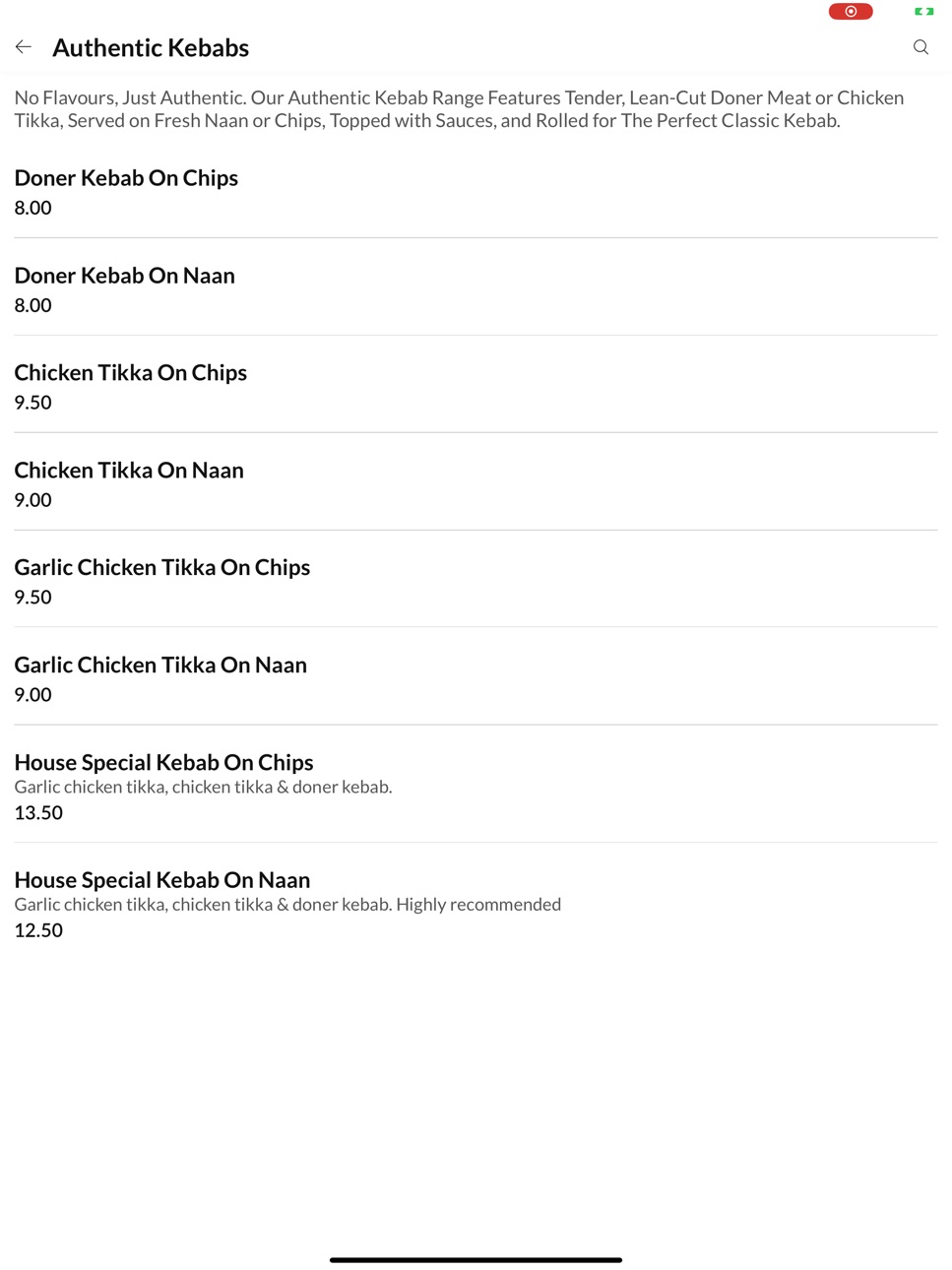 iPad screenshot