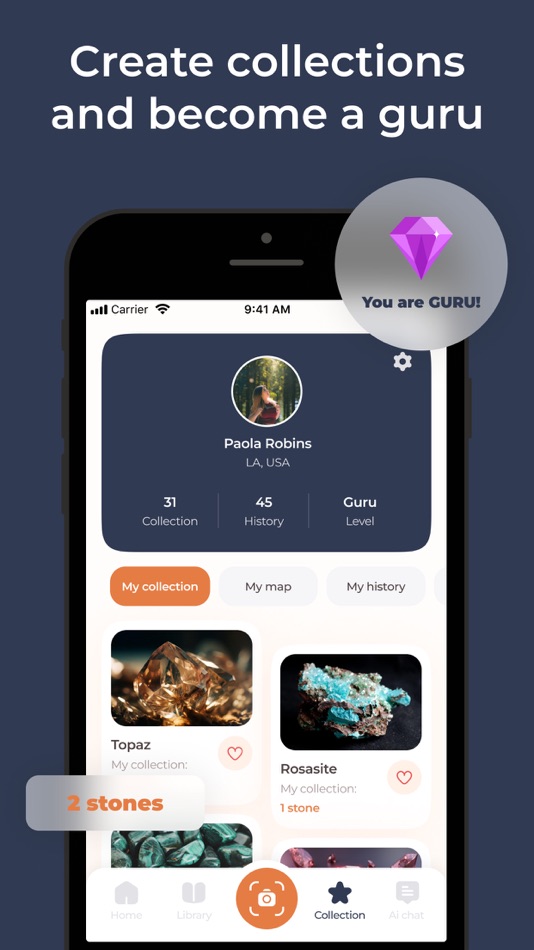 #5. Stone Identifier: Rock Scanner (iOS) 由: AI DEV