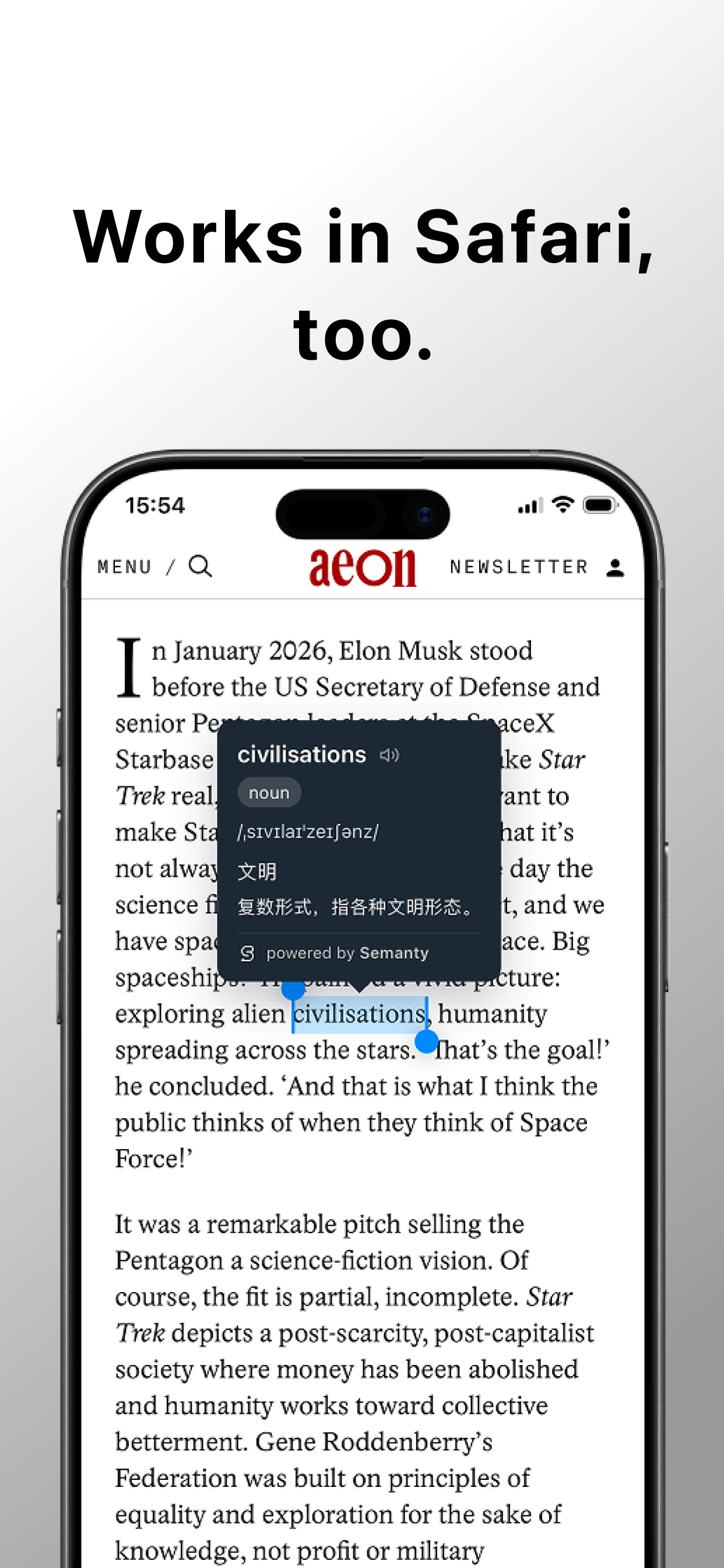 Semanty - Contextual Lookup screenshot 8