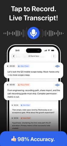 Koonote: AI Meeting Note Taker Screenshot 2 of 10