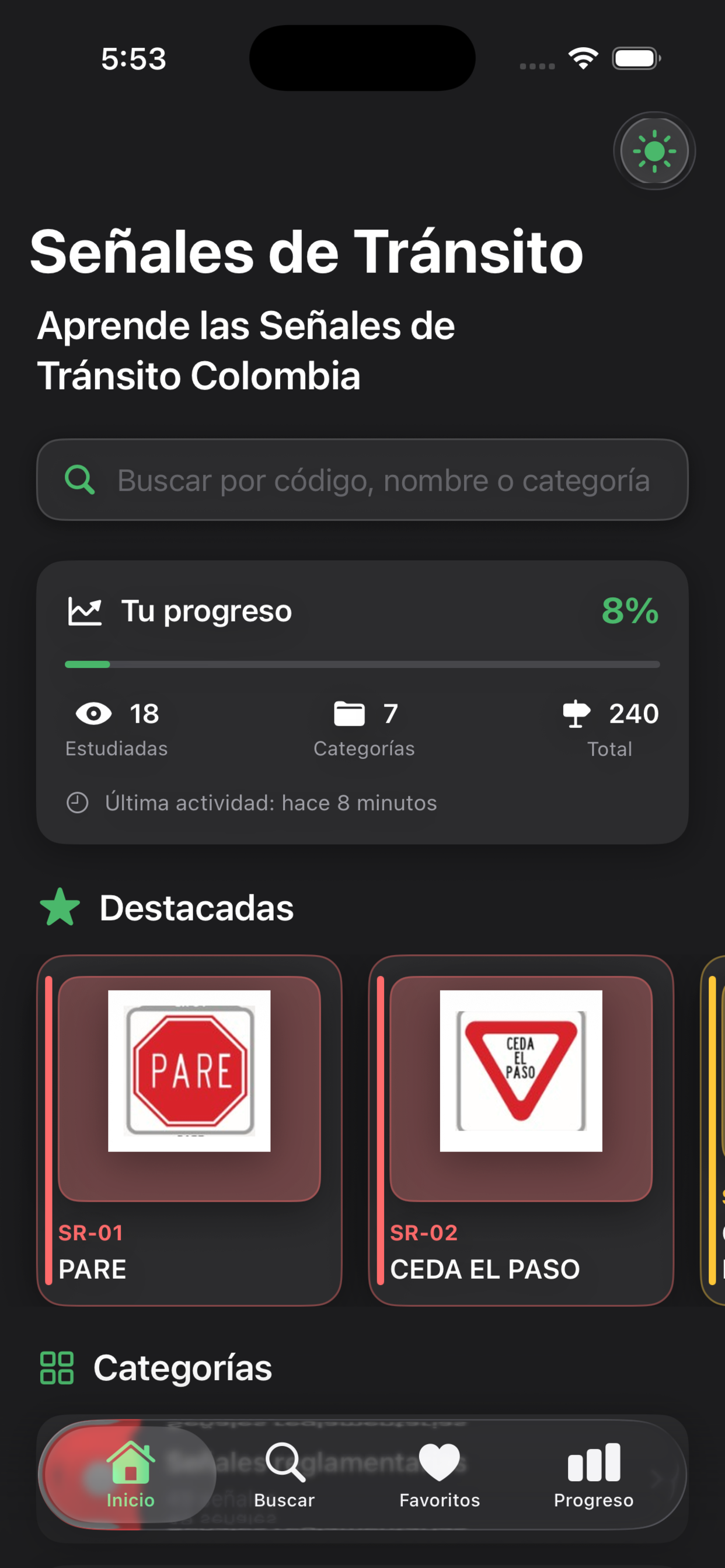Señales de Tránsito Colombia screenshot 4