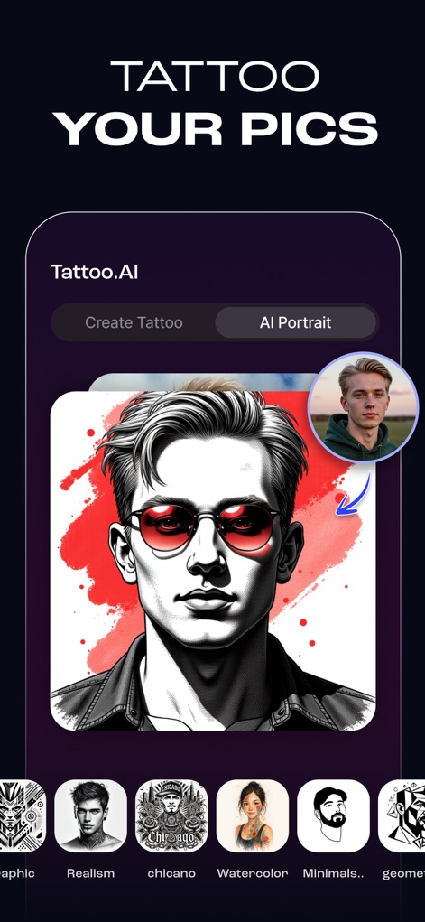 AI Tattoo Design- Tattoo Maker - Graphics & Design App | MWM