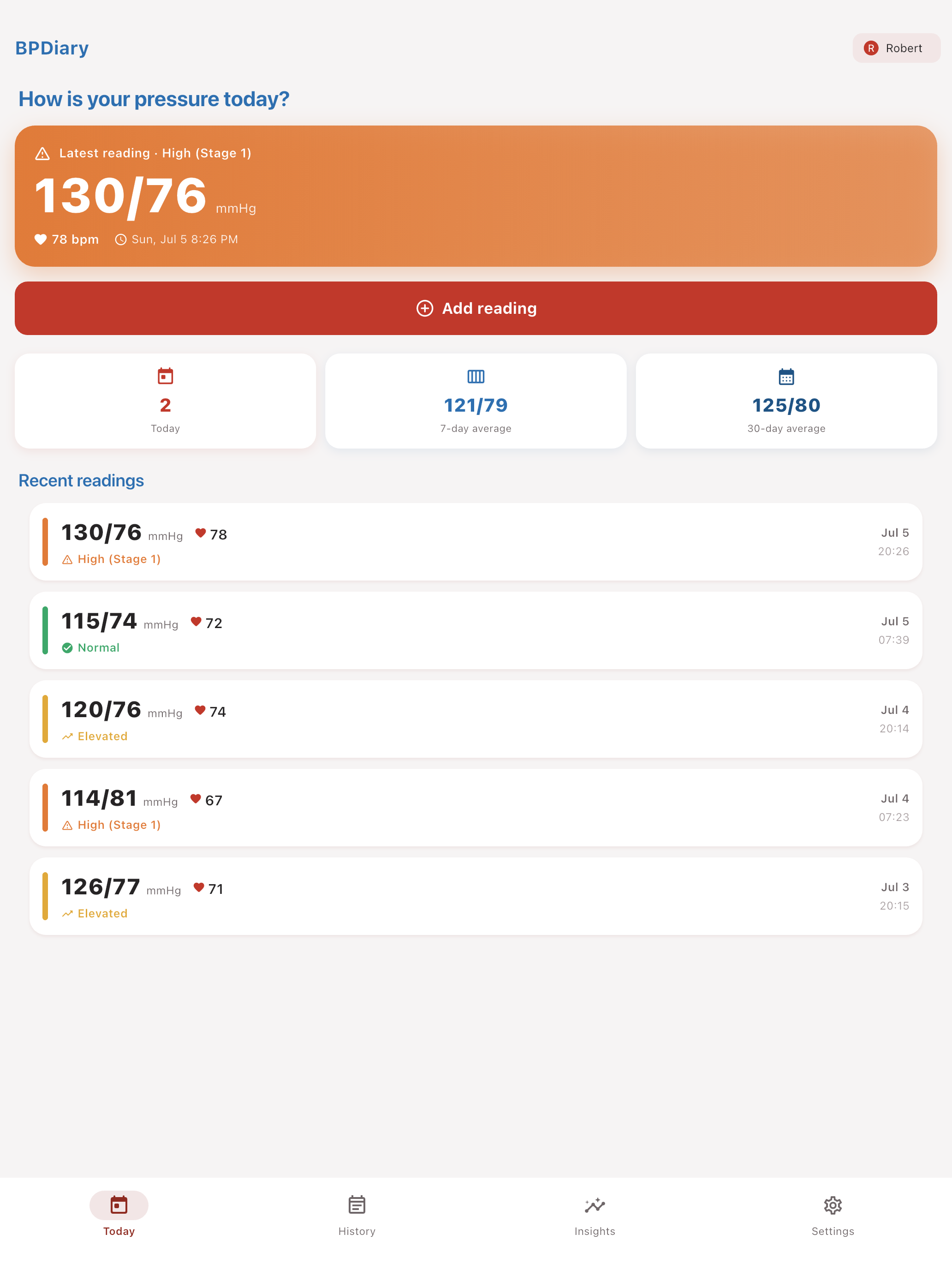 Pressory: BP & Pulse Diary screenshot 6