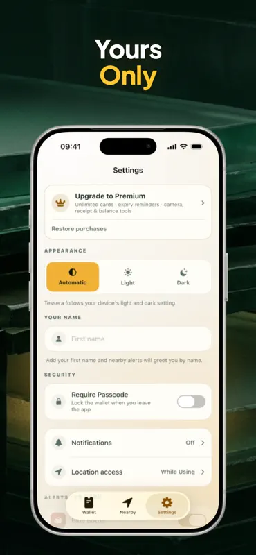 Tessera — Gift Card Wallet screenshot 5 of 5