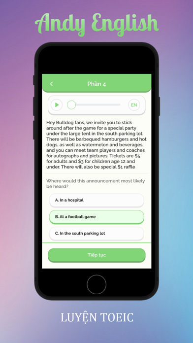 Tui Học Tiếng Anh Screenshot
