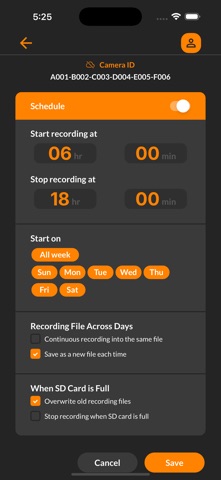 TLC5000 BLE screenshot