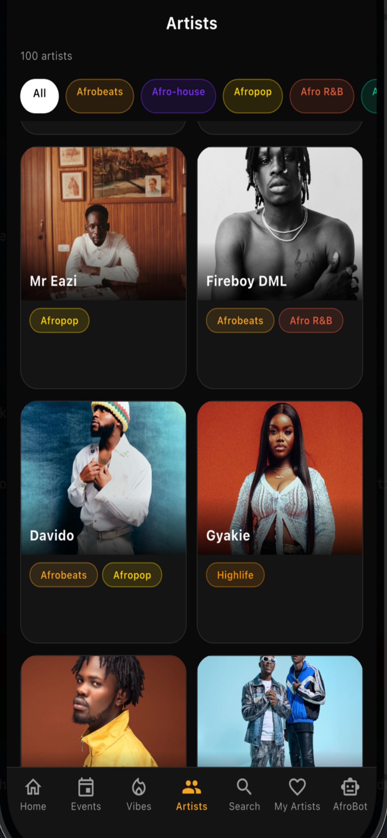AfroEvents - Find Your Vibe screenshot 4
