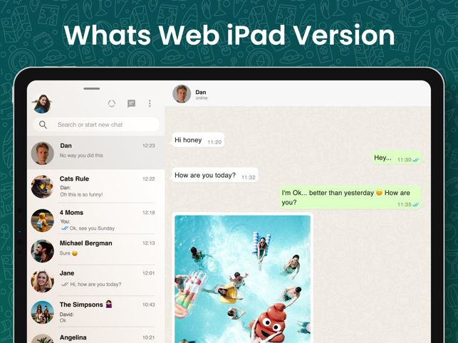 ‎Messenger for WhatsApp Duo Web Screenshot