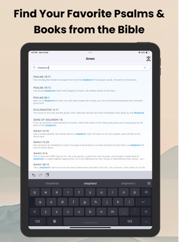 Snap & Share Bible Verse: Amen iPad screenshot