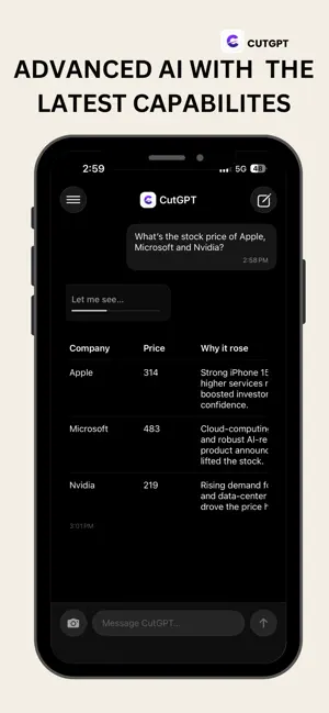 cutGPT - get your cut from AI screenshot 2