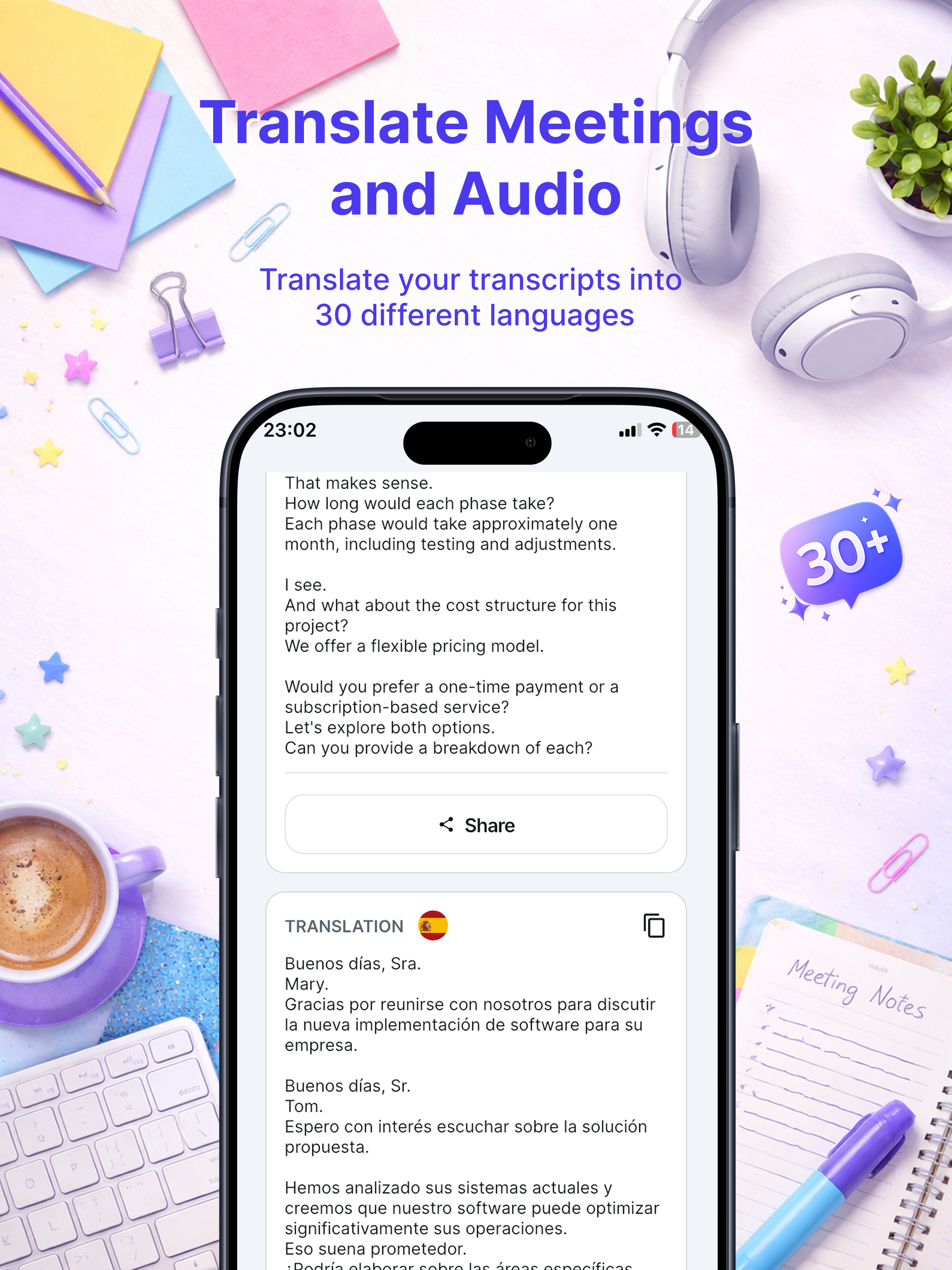 Voxcript : Audio to Text AI