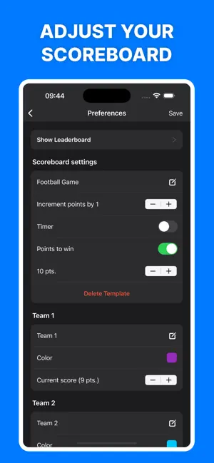 Scoreboard - Tally Counter iPhone screenshot 3