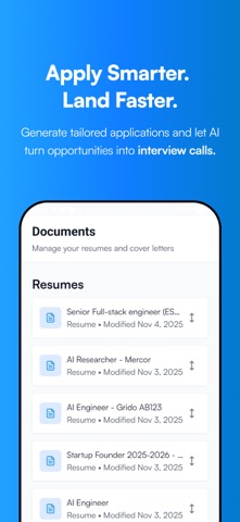 Resume Master – AI CV Maker screenshot 3