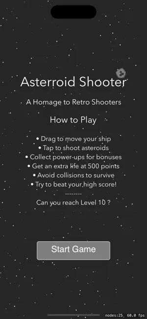 Asterroid screenshot 1