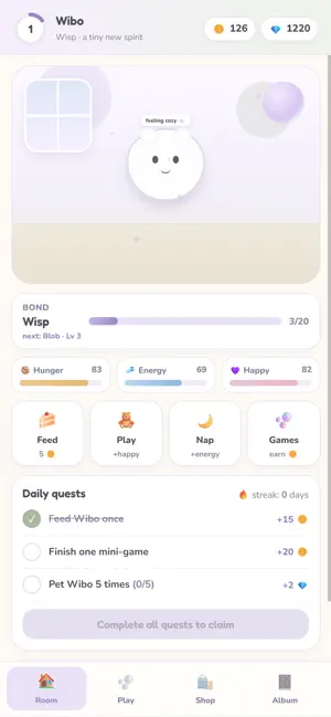 Wibo- Spirit Pet screenshot 2