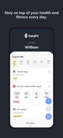 DataFit App Screenshot 2 of 6