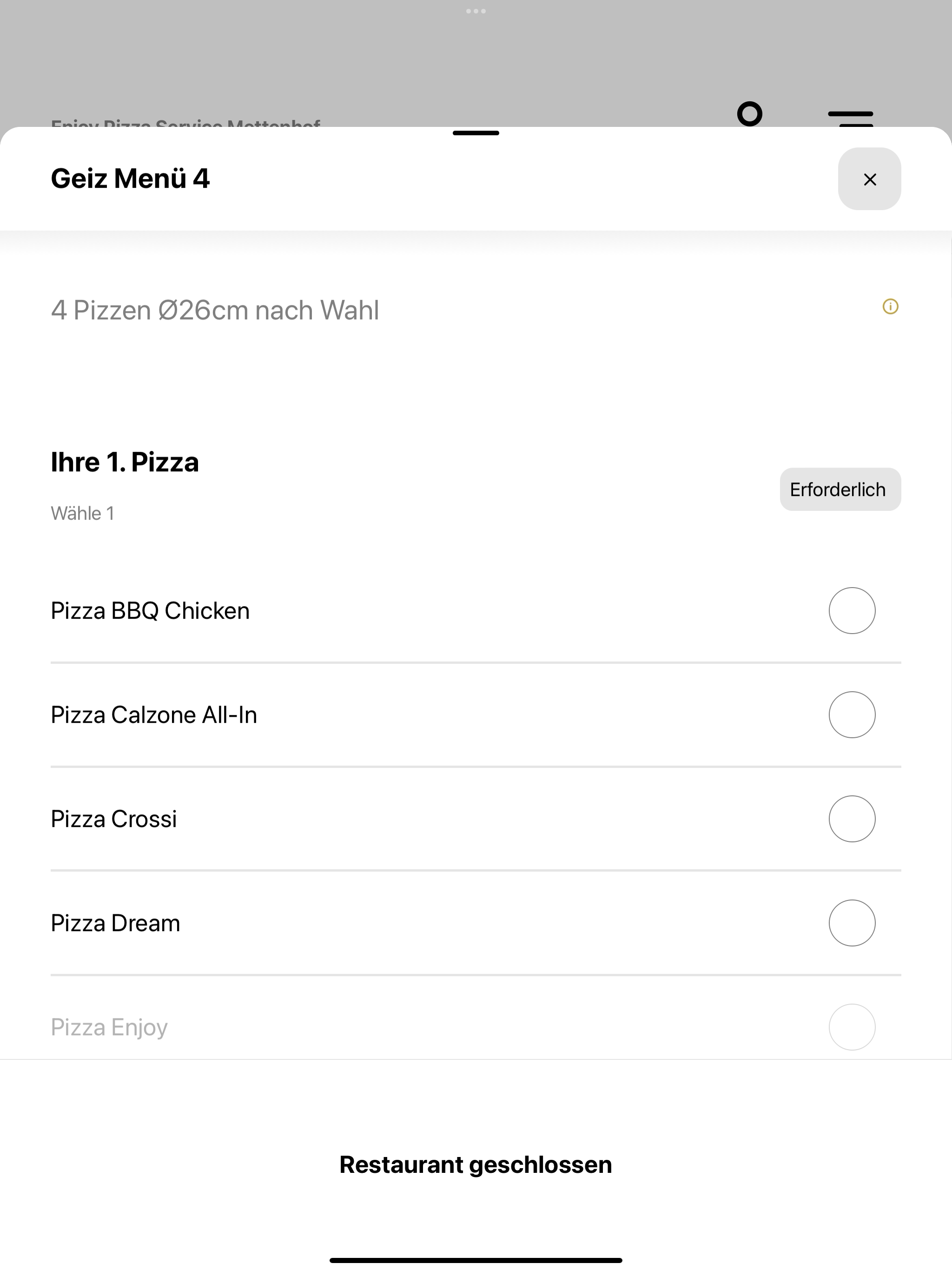 Enjoy Pizza Service