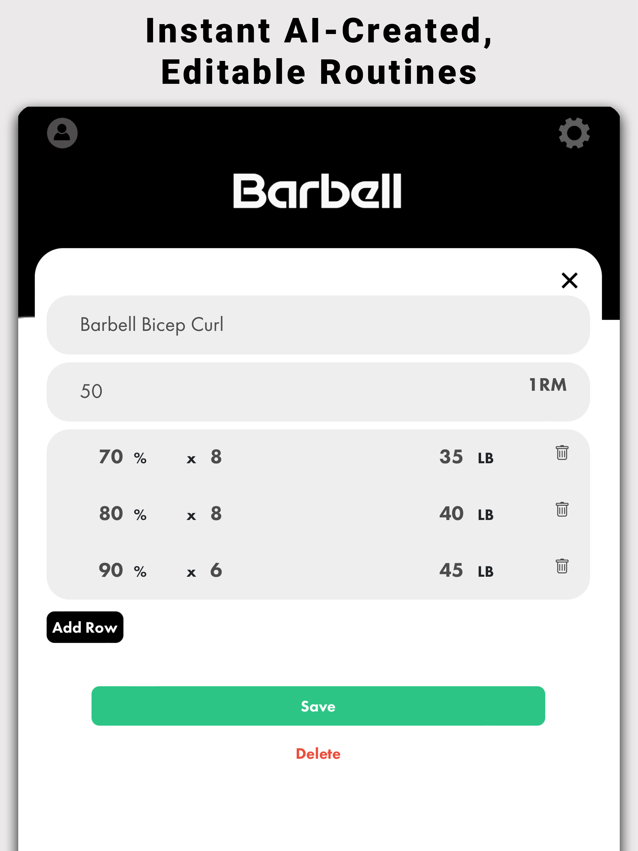 Barbell App