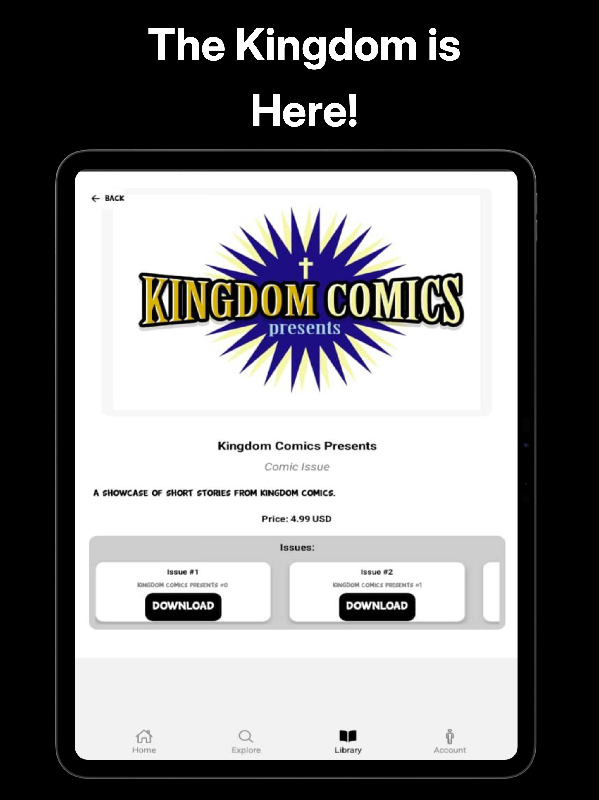 Kingdom Comics App