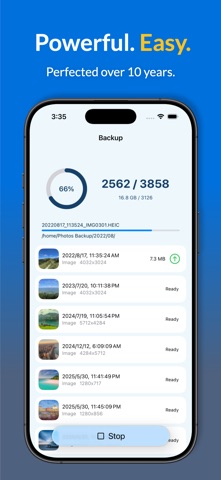 Photos Backup for Synology iPhone screenshot