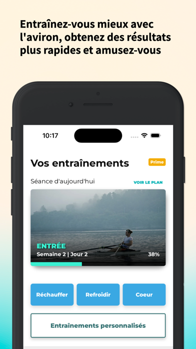 Screenshot #1 pour Rowing Machine Workouts Rameur