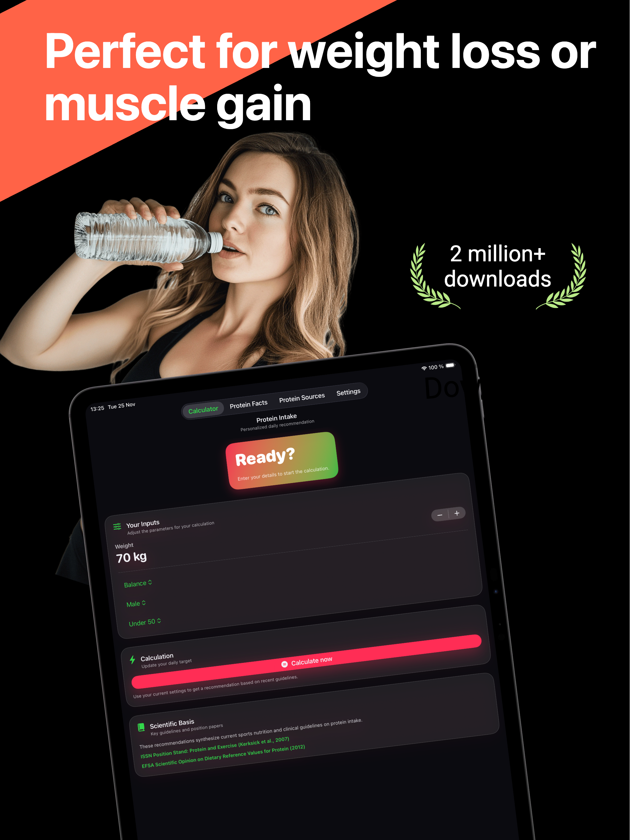 Protein Calculator & Recipes