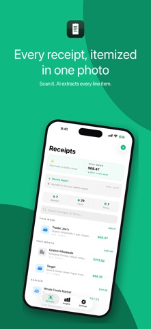 Aisle - AI Receipt Scanner Screenshot 1 of 5