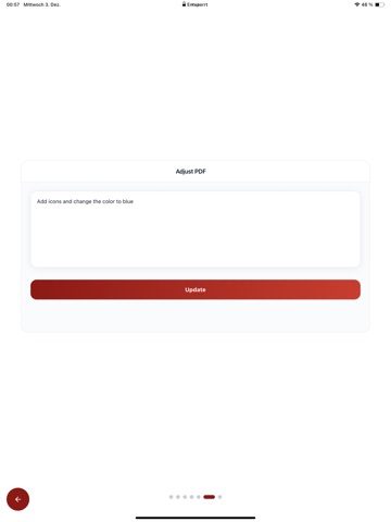 Text to PDF: AI PDF Creator iPad screenshot