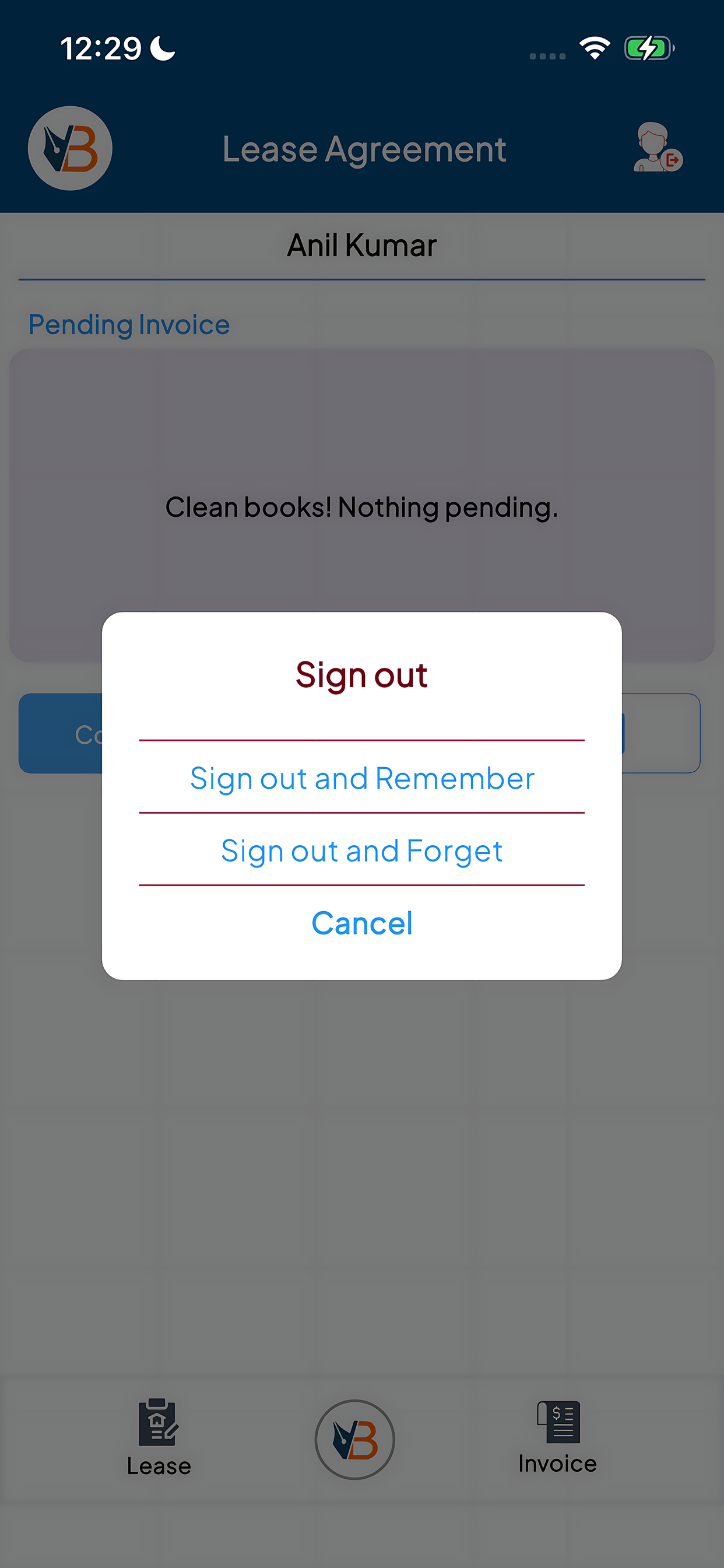 Biznext MyApp - Lease
