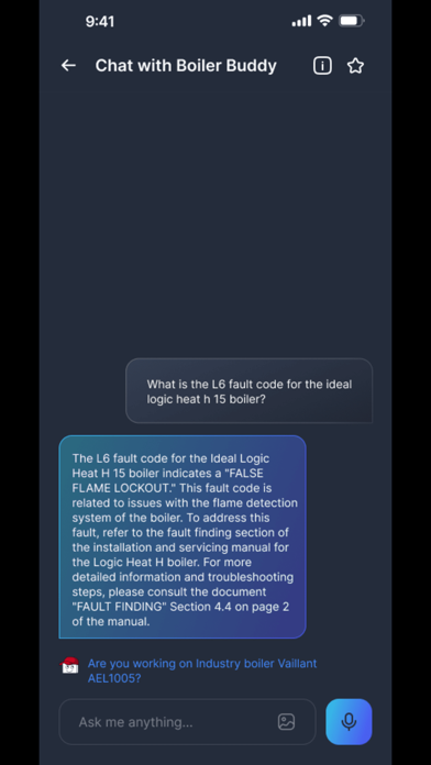 Screenshot #2 pour Boiler Buddy App