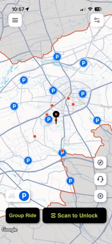 BeamBike™ screenshot