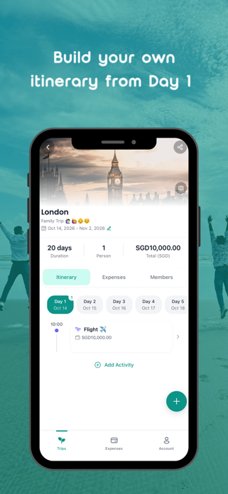 Hello - Trip & Expense Tracker Screenshot 2 of 4