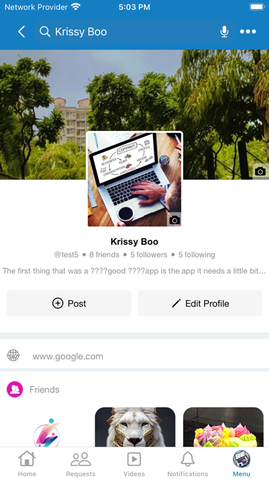 SocialEngine Native App Screenshot