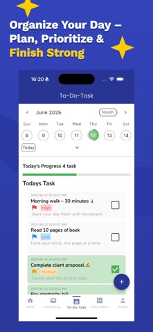 Dailium: Money & Habit Tracker screenshot