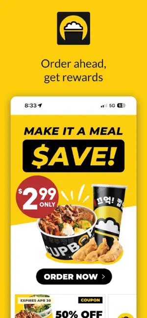 Cupbop - Korean BBQ in a Cup screenshot 1