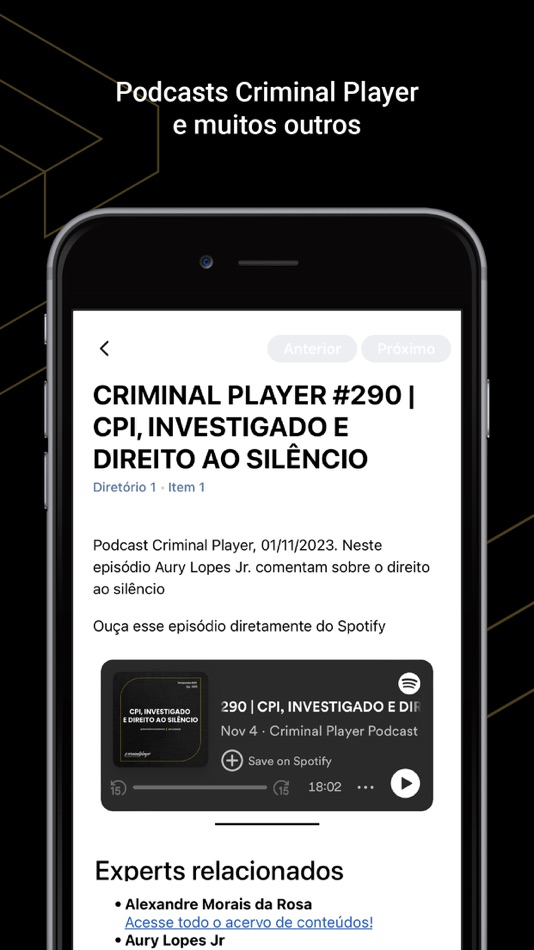 #7. Criminal Player (iOS) Podle: Criminal Player Academia Ltda