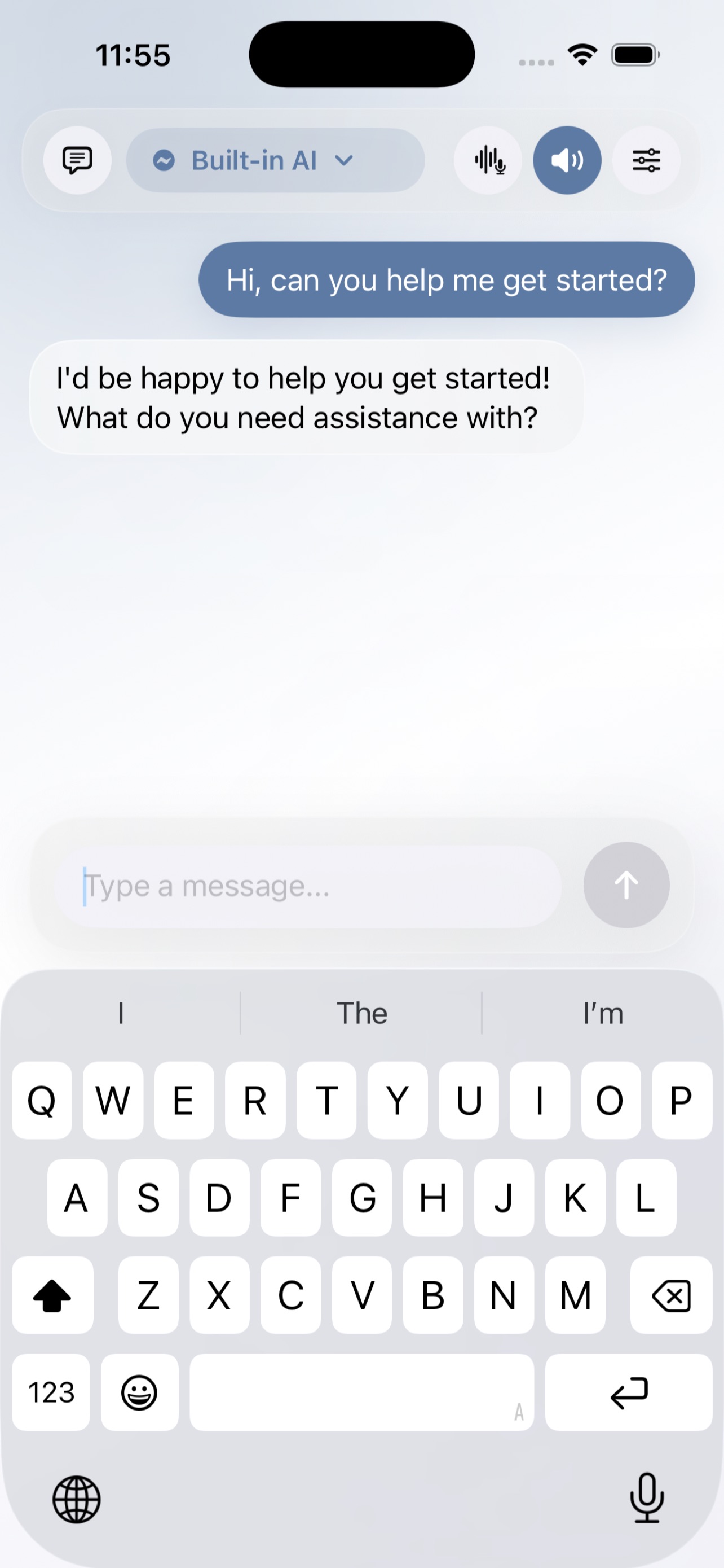 VoiceLM screenshot 2