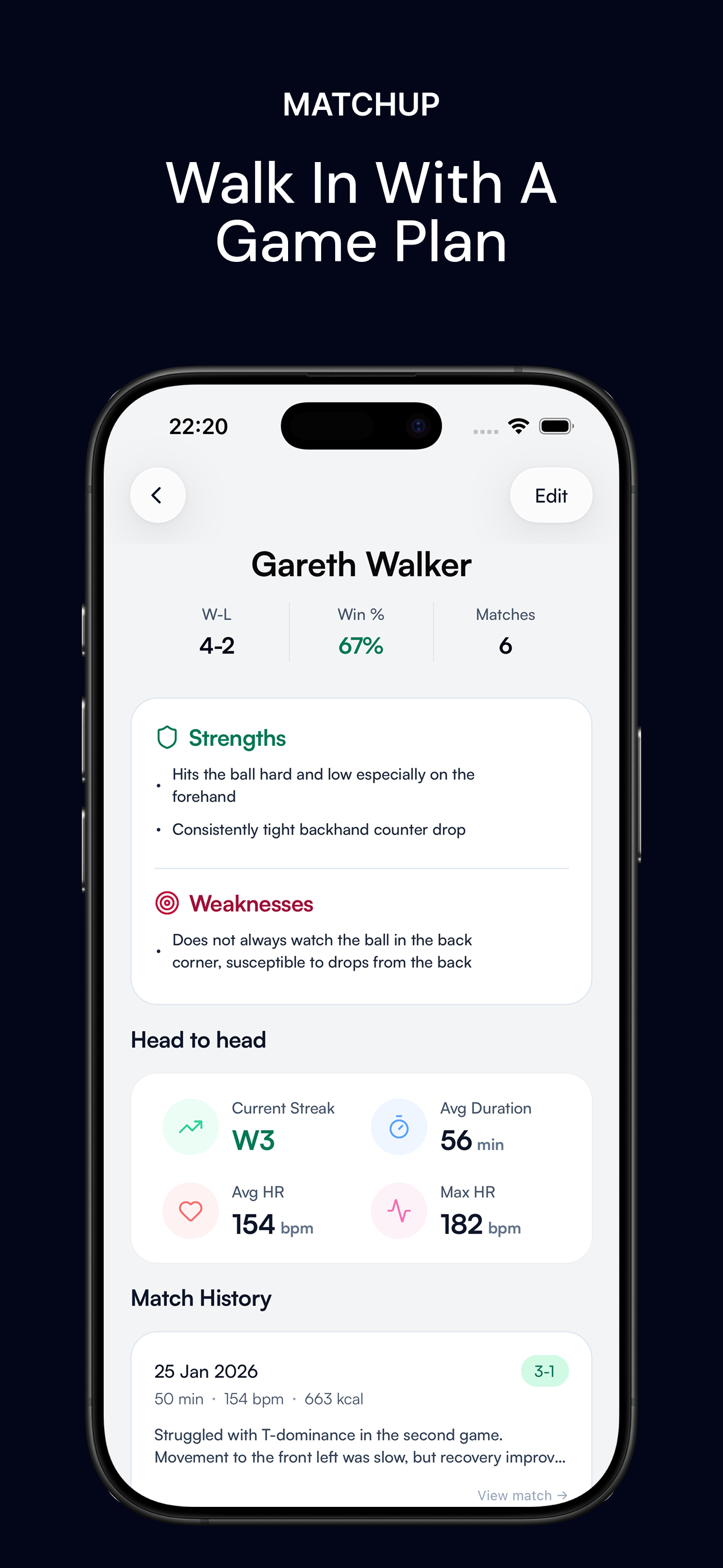 Racquets: Squash Tracker