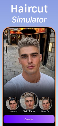 Haircut Try On: Hair AI iPhone screenshot