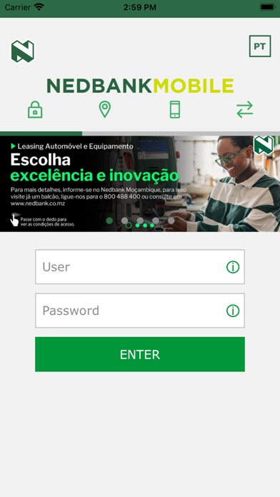 Nedbank Moçambique Screenshot