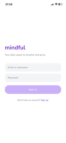 Mindful: Daily Wellness Screenshot 1 of 6