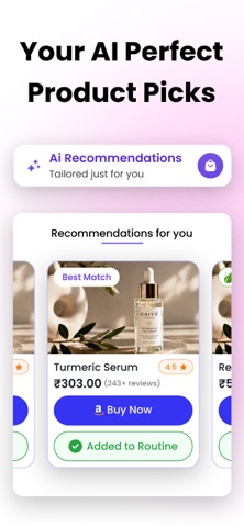 Skinzo: AI Skin Care iPhone screenshot
