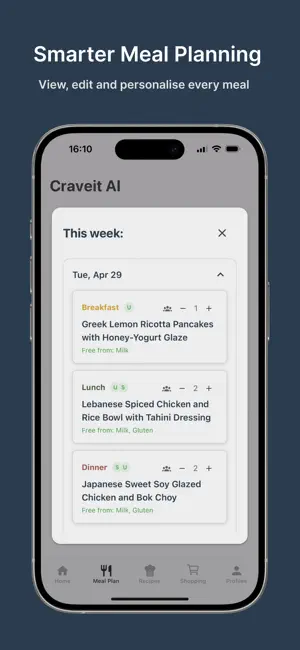Craveit AI - Meal Planner screenshot 3